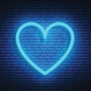 neon-blue-heart